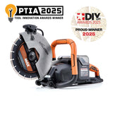 Evolution Power Tools Evolution Cordless R10DCT-Li | 10 In. | Concrete Saw | Automatic Water-Fed Dust Suppression | Premium Thin Kerf Diamond Blade Included, view 3
