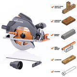 Evolution Power Tools Evolution R185CCS: Multi-Material Cutting Circular Saw 7-1/4 in. Blade, view 3