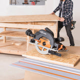 Evolution Power Tools Evolution R185CCSX: Multi-Material Cutting Circular Saw 7-1/4 in. Blade With 3ft, 4in. Track Included, view 2