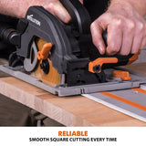 Evolution Power Tools Evolution R185CCSX: Multi-Material Cutting Circular Saw 7-1/4 in. Blade With 3ft, 4in. Track Included, view 3