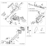 Evolution Power Tools Evolution R185SMS-Li Sliding Miter Saw Spare Parts (Head Section), view 2