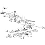 Evolution Power Tools Evolution R185SMS+ Sliding Miter Saw Spare Parts (Base Section), view 2