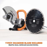 Evolution Power Tools Evolution R230DCT | 9 in. | Electric Concrete Saw | Diamond Blade Included, view 4
