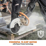 Evolution Power Tools Evolution R230DCT | 9 in. | Electric Concrete Saw | Diamond Blade Included, view 6