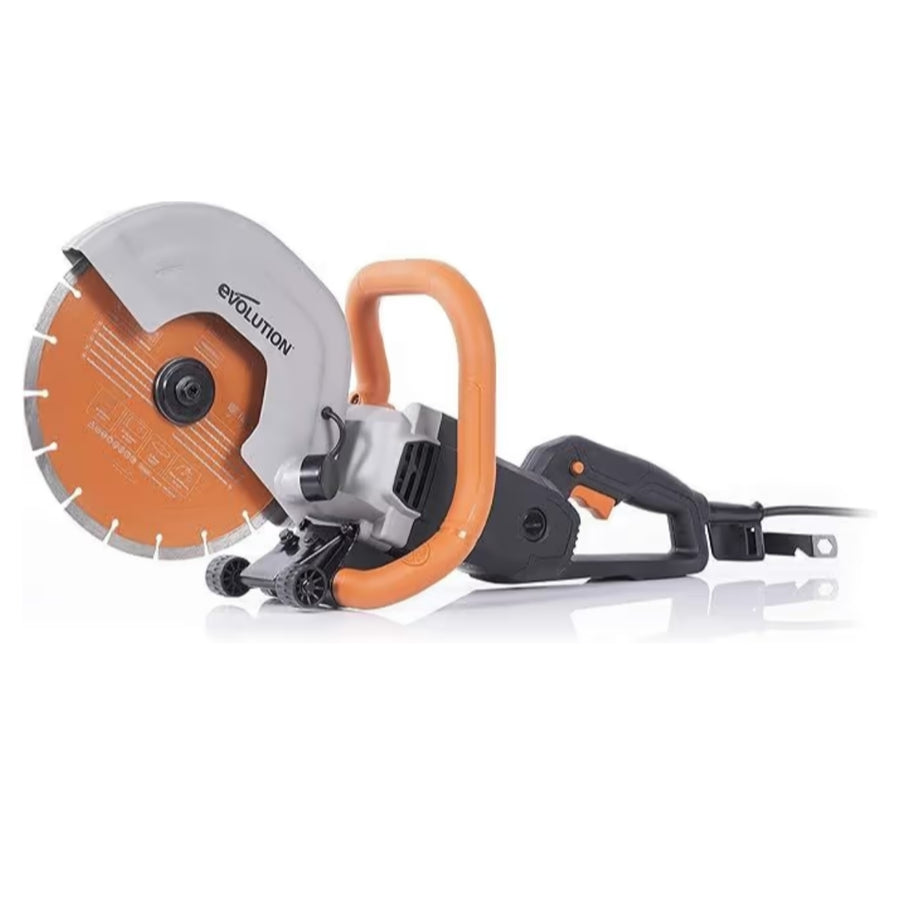 Evolution Power Tools Evolution R255DCT | 10 in. | Electric Concrete Saw | Premium Diamond Blade Included