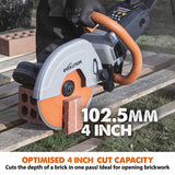 Evolution Power Tools Evolution R255DCT | 10 in. | Electric Concrete Saw | Premium Diamond Blade Included, view 2