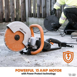 Evolution Power Tools Evolution R255DCT | 10 in. | Electric Concrete Saw | Premium Diamond Blade Included, view 5