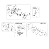Evolution Power Tools Evolution R255SMS-DB+ Sliding Miter Saw Spare Parts (Head), view 2