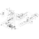Evolution Power Tools Evolution R255SMS+ Sliding Miter Saw Spare Parts (Base and Rails), view 2