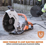 Evolution Power Tools Evolution R300DCT | 12 in. | Electric Concrete Saw | Diamond Blade Included, view 3