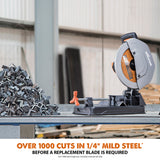 Evolution Power Tools Evolution R355CPS: Multi-Material Cutting Chop Saw With 14 in. Blade, view 2
