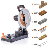 Evolution Power Tools Evolution R355CPS: Multi-Material Cutting Chop Saw With 14 in. Blade, view 3