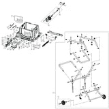 Evolution Power Tools Evolution RAGE5-S Table Saw Spare Parts (Base and Legs Sections), view 2