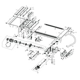 Evolution Power Tools Evolution RAGE5-S Table Saw Spare Parts (Table Top and Motor), view 2