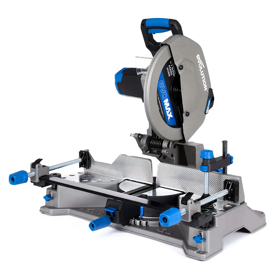 Evolution Power Tools Evolution S14MCS: Metal Cutting Mitering Chop Saw With 14 in. EVOMAX14ST Blade | Heavy Duty