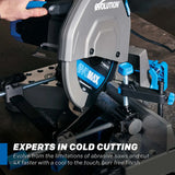 Evolution Power Tools Evolution S14MCS: Metal Cutting Mitering Chop Saw With 14 in. EVOMAX14ST Blade | Heavy Duty, view 3