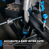 Evolution Power Tools Evolution S14MCS: Metal Cutting Mitering Chop Saw With 14 in. EVOMAX14ST Blade | Heavy Duty, view 4