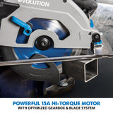 Evolution Power Tools Evolution S185CCSL: Metal Cutting Circular Saw 7-1/4 in. Blade, view 5