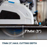 Evolution Power Tools Evolution S210CCS: Metal Cutting Circular Saw with 8-1/4 in. Mild Steel Cutting Blade and Chip Collection, view 3