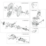 Evolution Power Tools Evolution S355CPS Chop Saw Spare Parts (Head), view 2