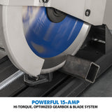 Evolution Power Tools Evolution S355CPSL: Metal Cutting Chop Saw With 14 in. Mild Steel Blade, view 6