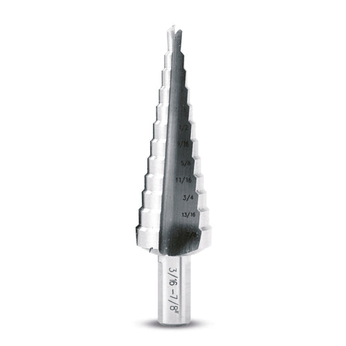 Evolution Power Tools Evolution SD-12: 3/16 to 7/8 in. Straight Flute Step Drill