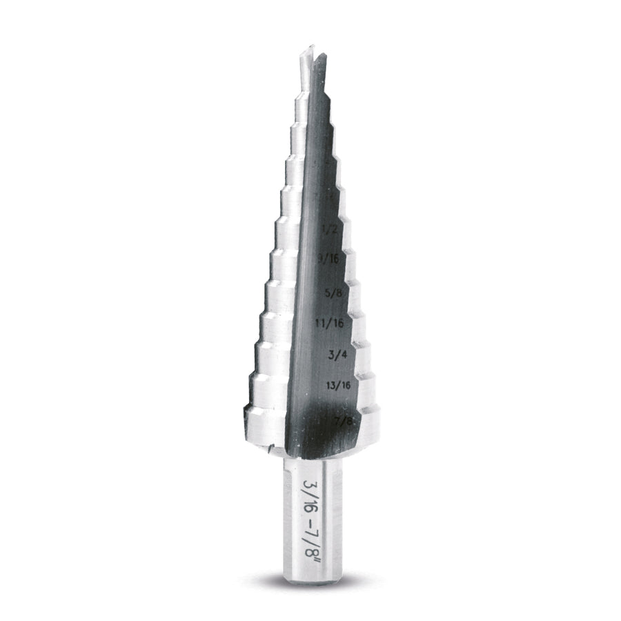 Evolution Power Tools Evolution SD-12: 3/16 to 7/8 in. Straight Flute Step Drill