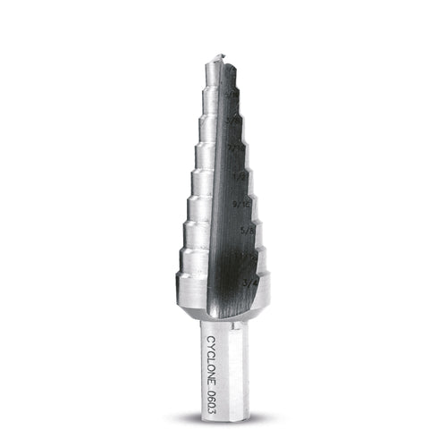 Evolution Power Tools Evolution SD-9: 1/4 to 3/4 in. Straight Flute Step Drill