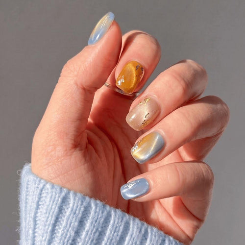 EyeCandys Amber Alert Press-On Nails
