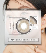 EyeCandys Ann365 Photogenic 1-Day Taupe Grey (10pk), view 3