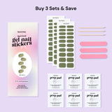EyeCandys Avo-cat-o Gel Nail Sticker Set, view 4