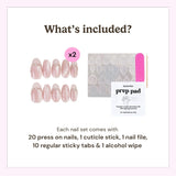 EyeCandys Ballet Slippers Press-On Nails, view 5