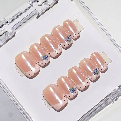 EyeCandys Berry French Press-On Nails
