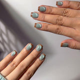 EyeCandys Blue Hour Latte Press-On Nails, view 2