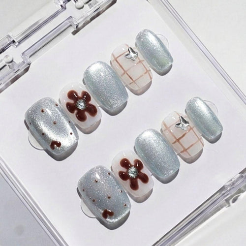 EyeCandys Blue Period Press-On Nails