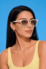 EyeCandys Bon Voyage Square Sunglasses, view 2