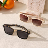 EyeCandys Bon Voyage Square Sunglasses, view 3