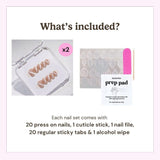 EyeCandys Business Casual Press-On Nails, view 4