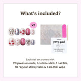 EyeCandys Cherry Bomb Press-On Nails, view 5