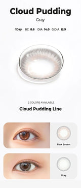 EyeCandys Chuu Cloud Pudding Grey (10pk), view 6