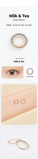 EyeCandys Chuu Milk & Tea Cream Brown, view 6