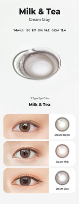 EyeCandys Chuu Milk & Tea Cream Grey, view 6