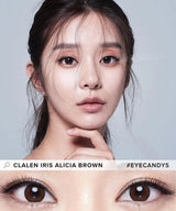 EyeCandys Clalen Iris Alicia Brown (Toric for Astigmatism) (30pk), view 4