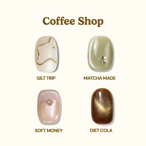 EyeCandys Coffee Shop Press-On Nail Set (4pk)