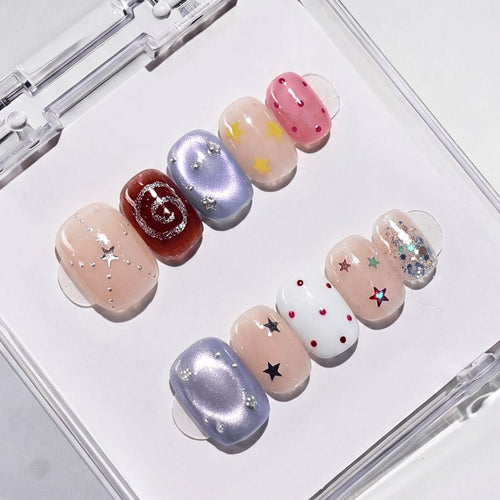 EyeCandys Confetti Crush Press-On Nails