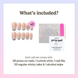 EyeCandys Crystal Cuff Press-On Nails, view 6