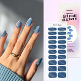 EyeCandys Denim Sugar Gel Nail Sticker Set, view 3