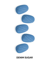 EyeCandys Denim Sugar Gel Nail Sticker Set, view 4