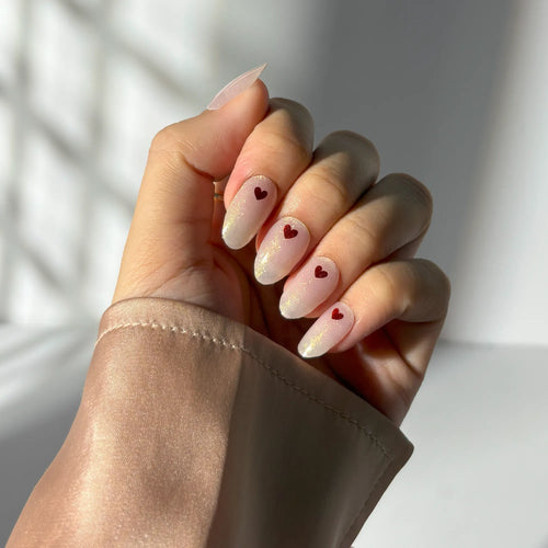 EyeCandys Don't Play With My Heart Gel Nail Sticker Set