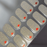 EyeCandys Don't Play With My Heart Gel Nail Sticker Set, view 3